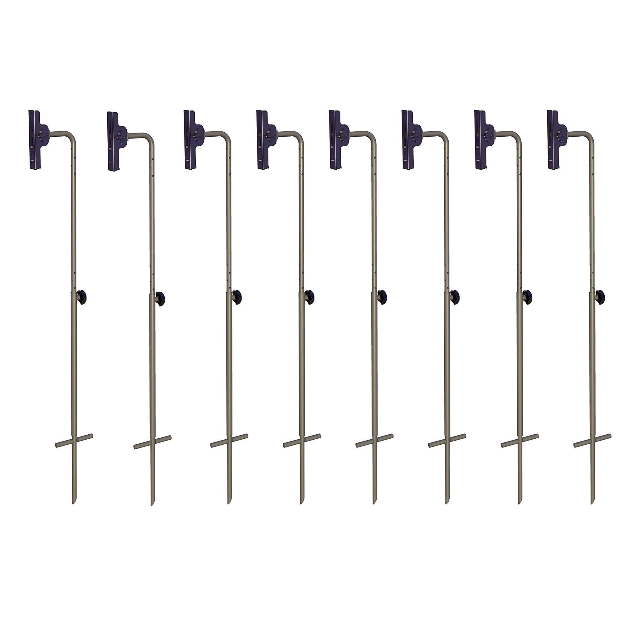 Cuddeback Game Trail Hunting Camera Metal Universal Genius Post Mount (8 Pack)