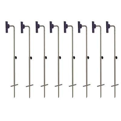 Cuddeback Game Trail Hunting Camera Metal Universal Genius Post Mount (8 Pack)