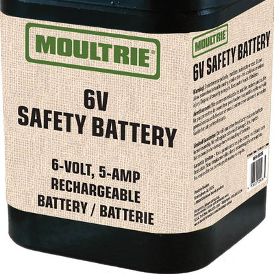 Moultrie 6 Volt Rechargeable Safety Battery for Automatic Deer Feeders (6 Pack)
