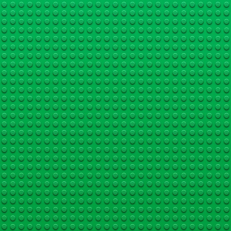 LEGO 32 x 32 Stud 10 x 10 Inch Stackable Building Baseplate, Green (3 Pack)
