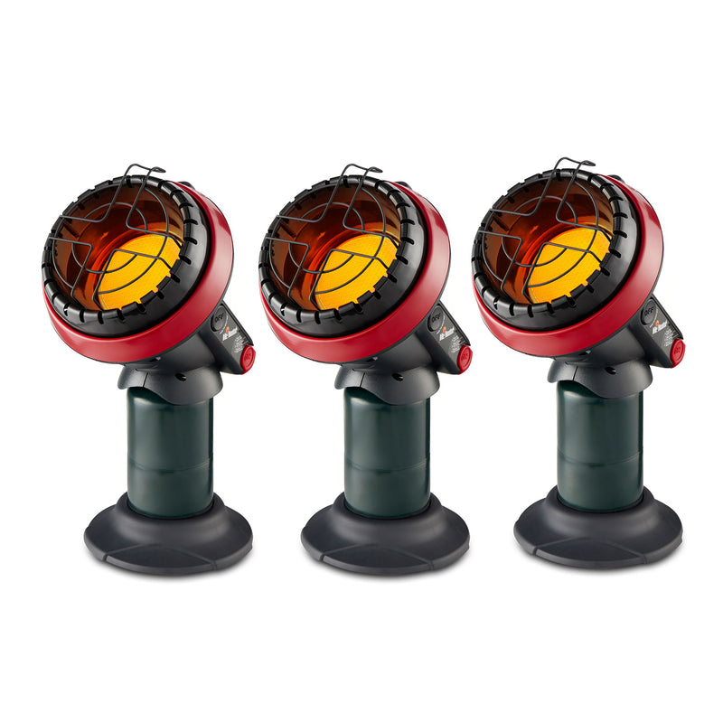 Mr. Heater 3800 BTU Indoor/Outdoor Portable Little Buddy Propane Heater (3 Pack) - VMInnovations