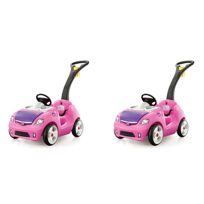 Step2 Toddler Children Whisper Ride On II Cruiser Buggy Push Pull Car (2 Pack)