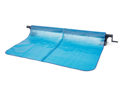 Intex Heavy Duty Aluminum Base Solar Above/Below Ground Pool Cover Reel (2 Pack) - VMInnovations