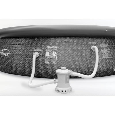 Summer Waves 12' x 33" Inflatable Above Ground Pool with Filter Pump (2 Pack)