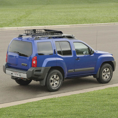 CURT 41.5x37" Vehicle Rooftop Crossbar Cargo Rack Basket, Black (Open Box)