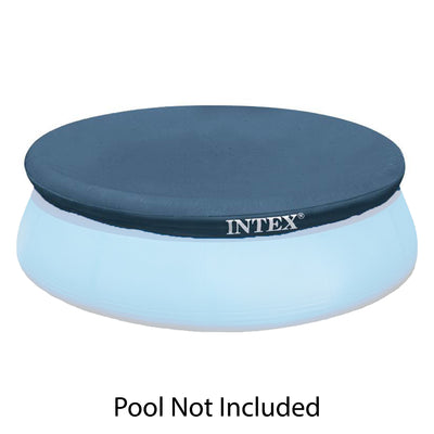 Intex Swimming Pool Cartridge Filter Pump & Round Cover Tarp (pool not included)