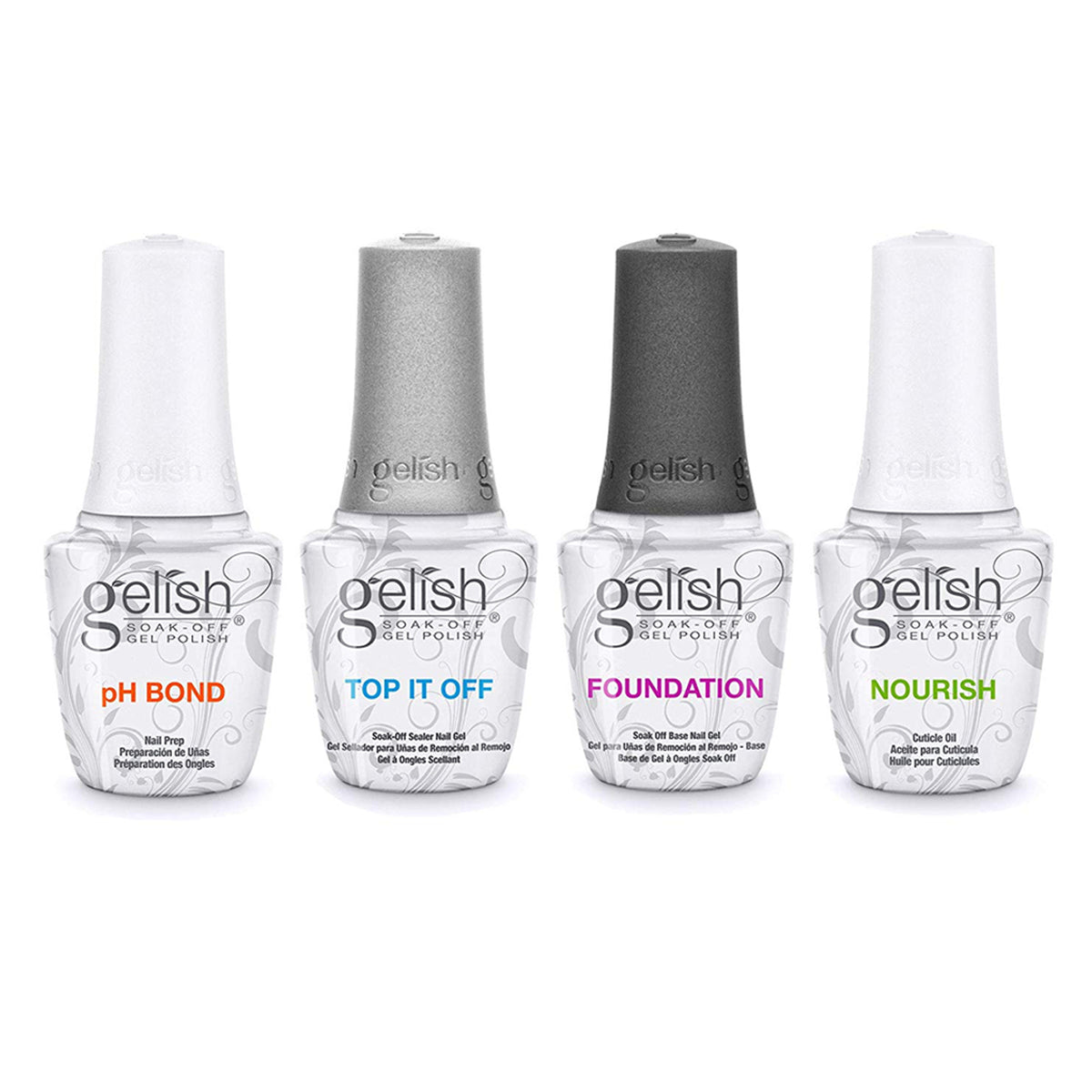 Gelish 15 mL Soak Off Gel Nail Polish Kit & Mini 9 mL Soak Off Gel Polish Set