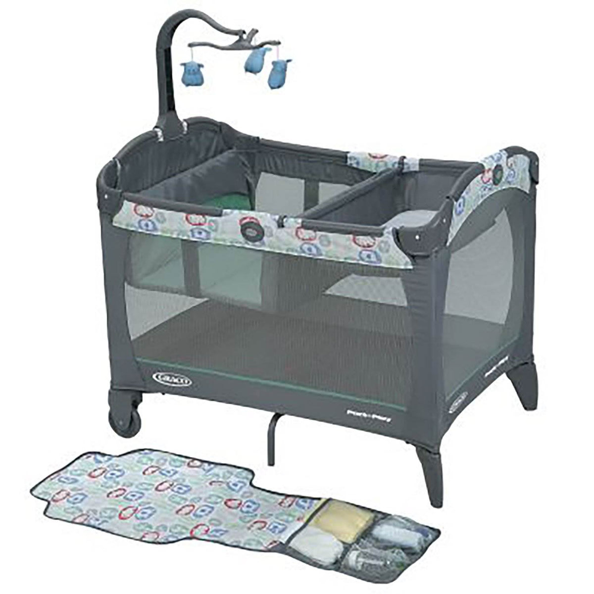 Graco Baby Pack 'n Play Folding Playard w/ Changing Pad, Cleo (2 Pack)