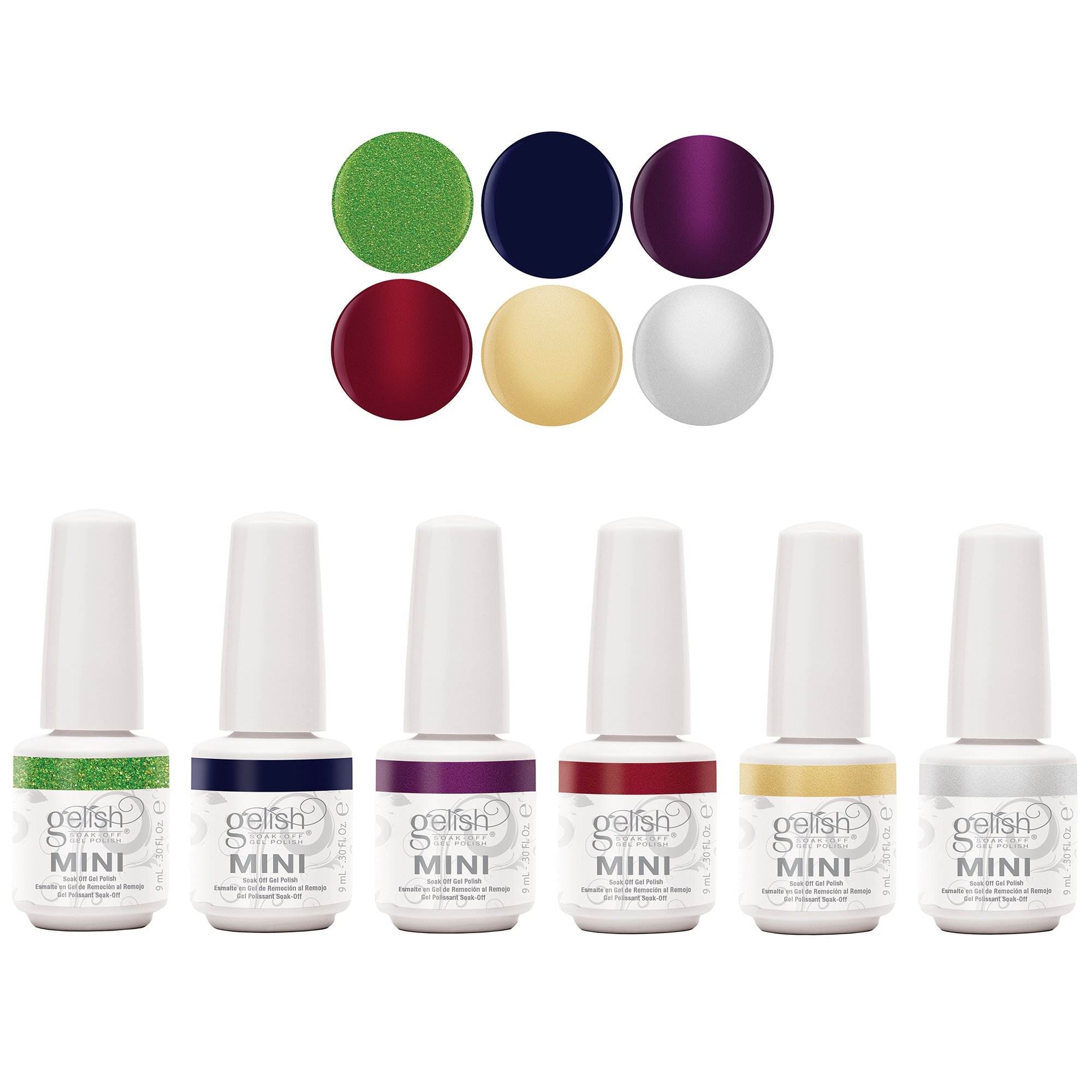 Gelish Winter Gel Polish Set (6 Pack) + Sassy Intergalactic Glam Set (6 Pack)