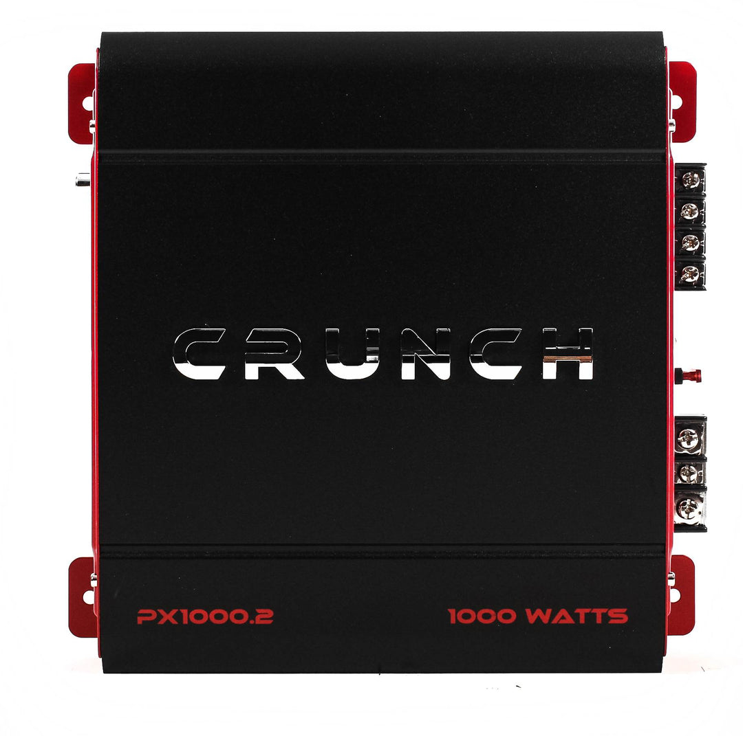 Crunch 4 Channel 1000W A/B Class Stereo Amplifier & 2 Channel Amp & Wiring Kit