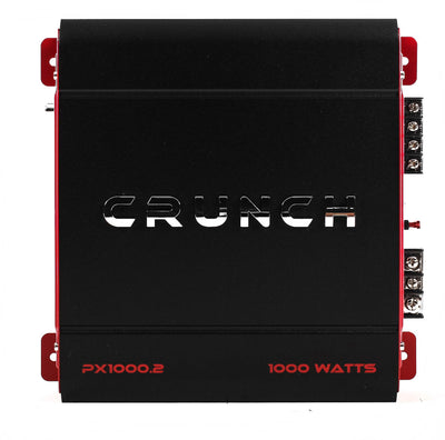 Crunch 4 Channel 1000W A/B Class Stereo Amplifier & 2 Channel Amp & Wiring Kit - VMInnovations