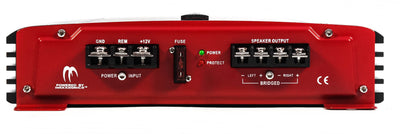 Crunch 4 Channel 1000W A/B Class Stereo Amplifier & 2 Channel Amp & Wiring Kit - VMInnovations