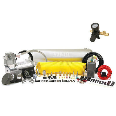 Viair Heavy Duty Onboard Air System Compressor & Gauge Tank Pressure Regulator
