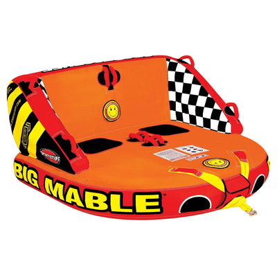 Sportsstuff Inflatable Big Mable Double Rider Towable Tube & Ball Towing System