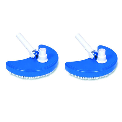 Hydrotools Weighted Half Moon Swimming Pool Spa Maintenance Vaccum Head (2 Pack) - VMInnovations