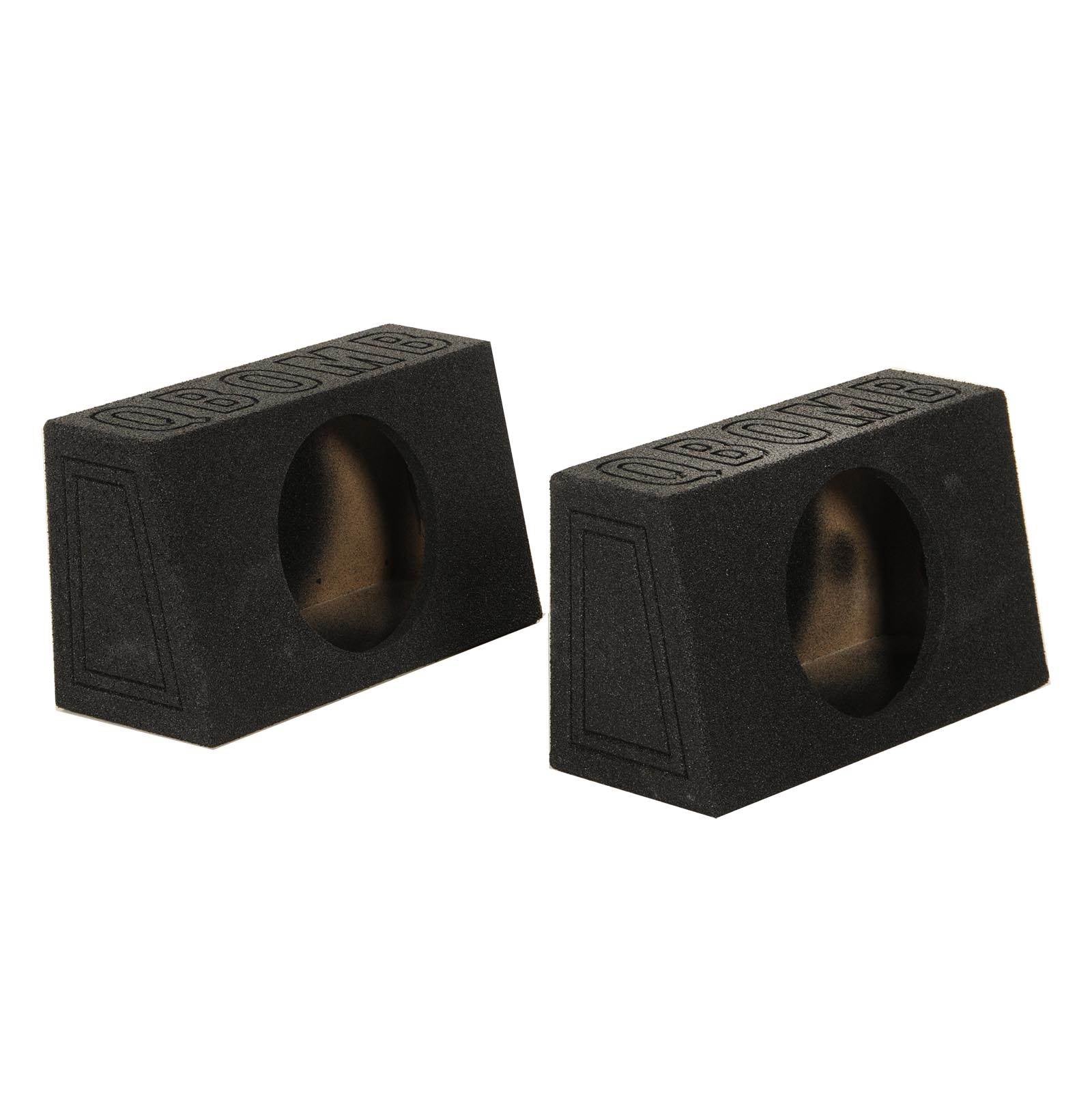 Q Power QBomb Single 12 Inch Sealed Subwoofer Sub Boxes Bedliner Spray (4 Pack)