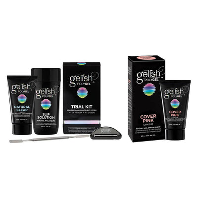 Gelish PolyGel Professional Nail Enhancement Trial Kit & PolyGel, Opaque Pink