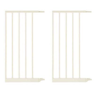 North States Wide Portico Arch Baby Gate 5 Bar Extension, Ivory (2 Pack) - VMInnovations