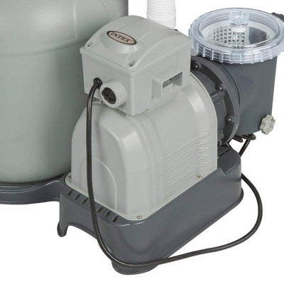 Intex Krystal Clear 3000 GPH Above Ground Swimming Pool Sand Filter & Valves