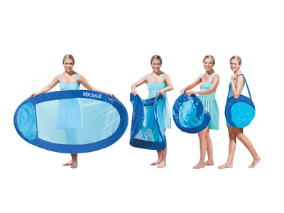 Kelsyus Floating Hammock Inflatable Swimming Pool Float Lounger Raft (6 Pack)