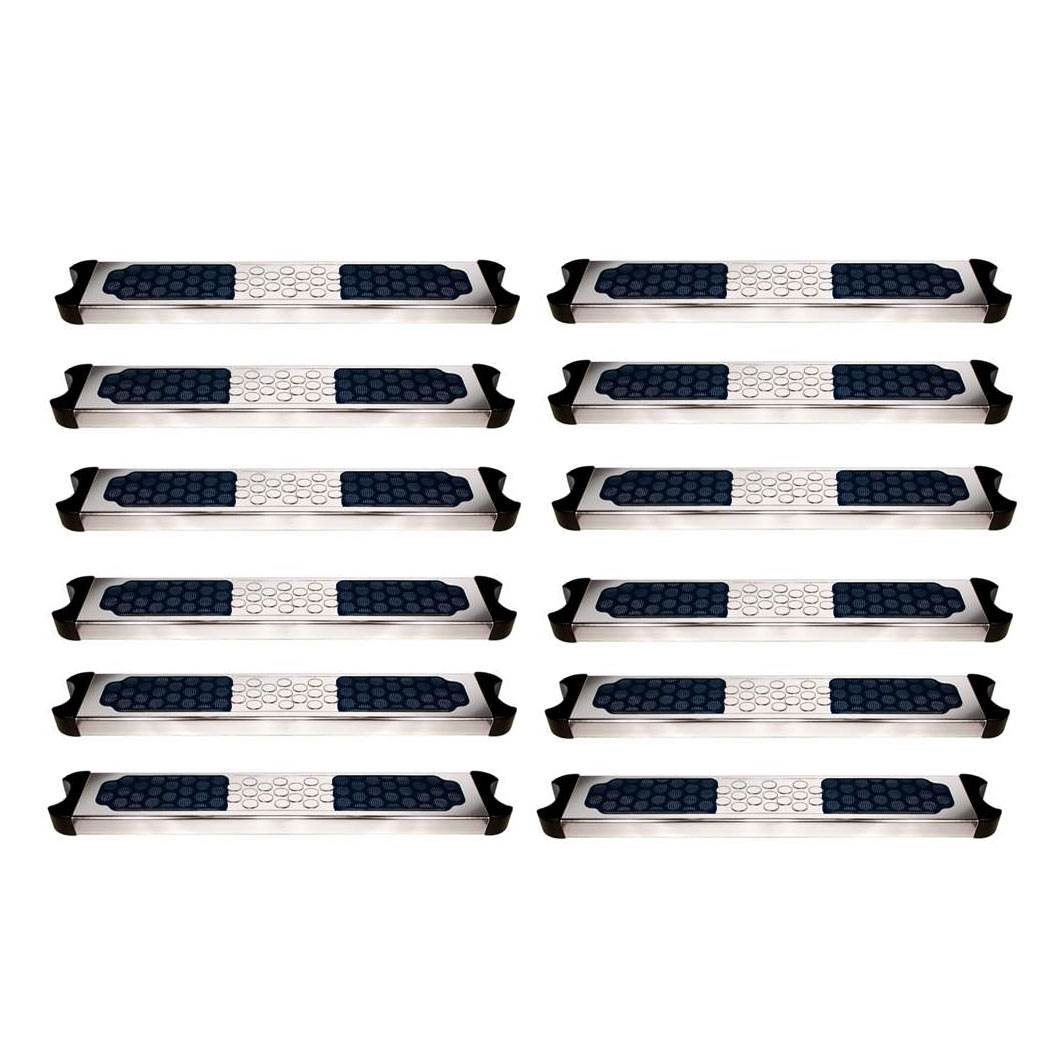 Hydrotools Swimming Pool Stainless Steel Replacement Ladder Rung Step (12 Pack)