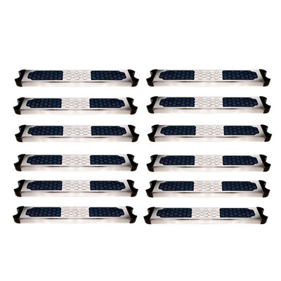 Hydrotools Swimming Pool Stainless Steel Replacement Ladder Rung Step (12 Pack)