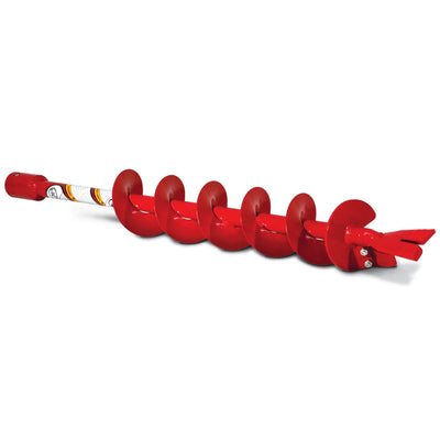 Earthquake Auger Fishtail Point Replaceable Post Hole Digger Bit, 4" & 3" Bits