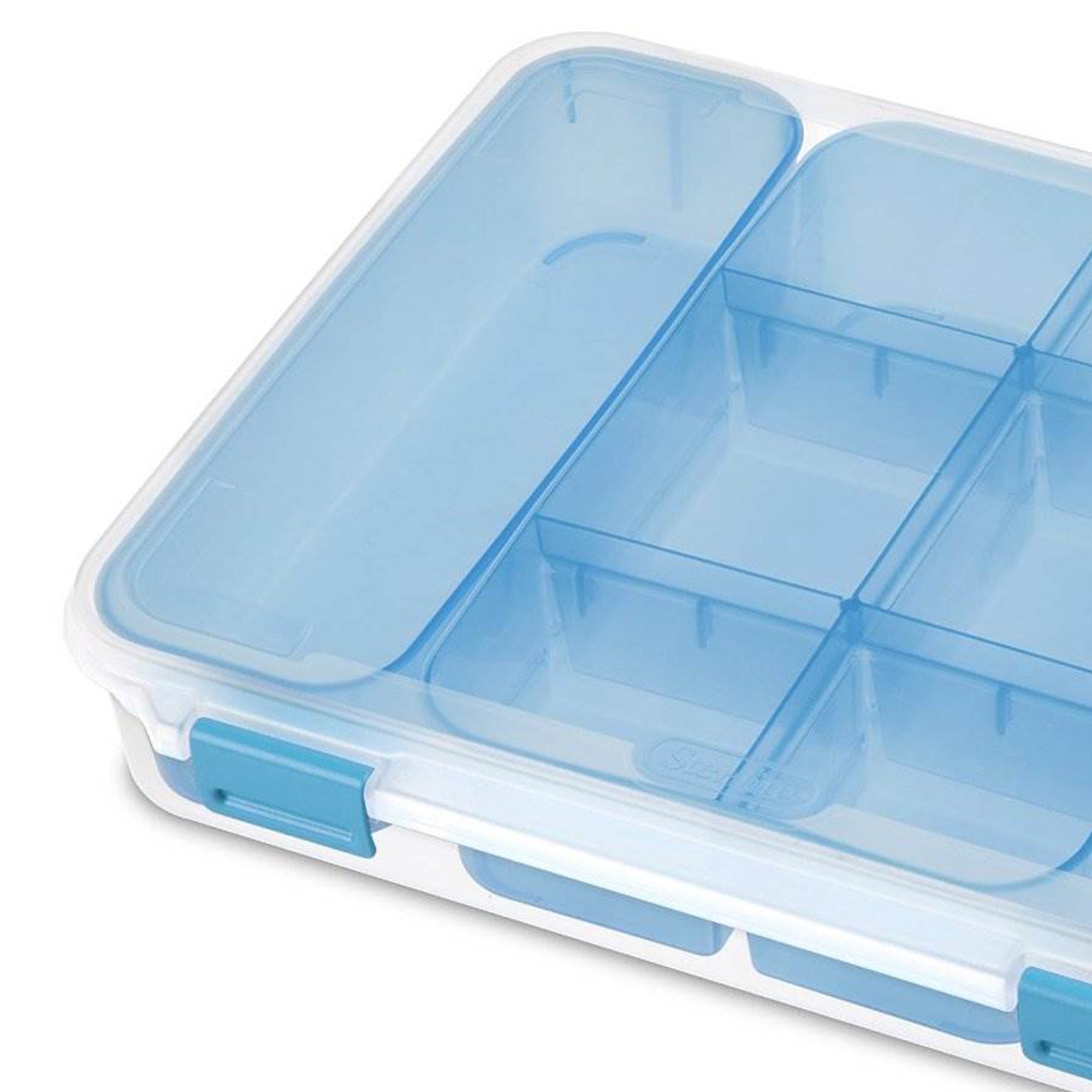 Sterilite 14028606 Divided Storage Case for Crafting and Hardware (24 Pack)