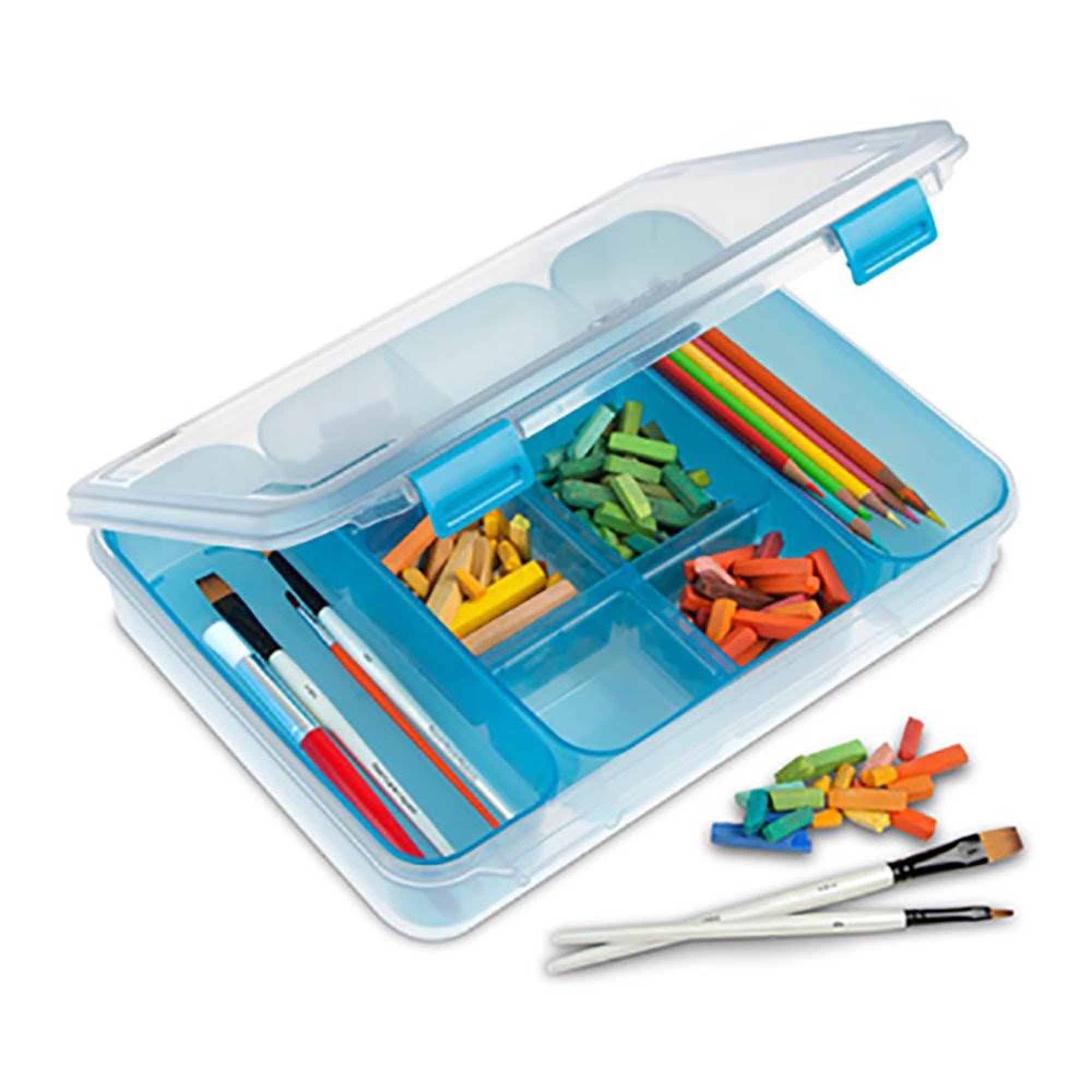 Sterilite 14028606 Divided Storage Case for Crafting and Hardware (24 Pack)