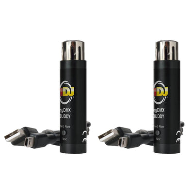 AMERICAN DJ myDMX Buddy USB Computer Software LED DMX Light Interface (2 Pack)