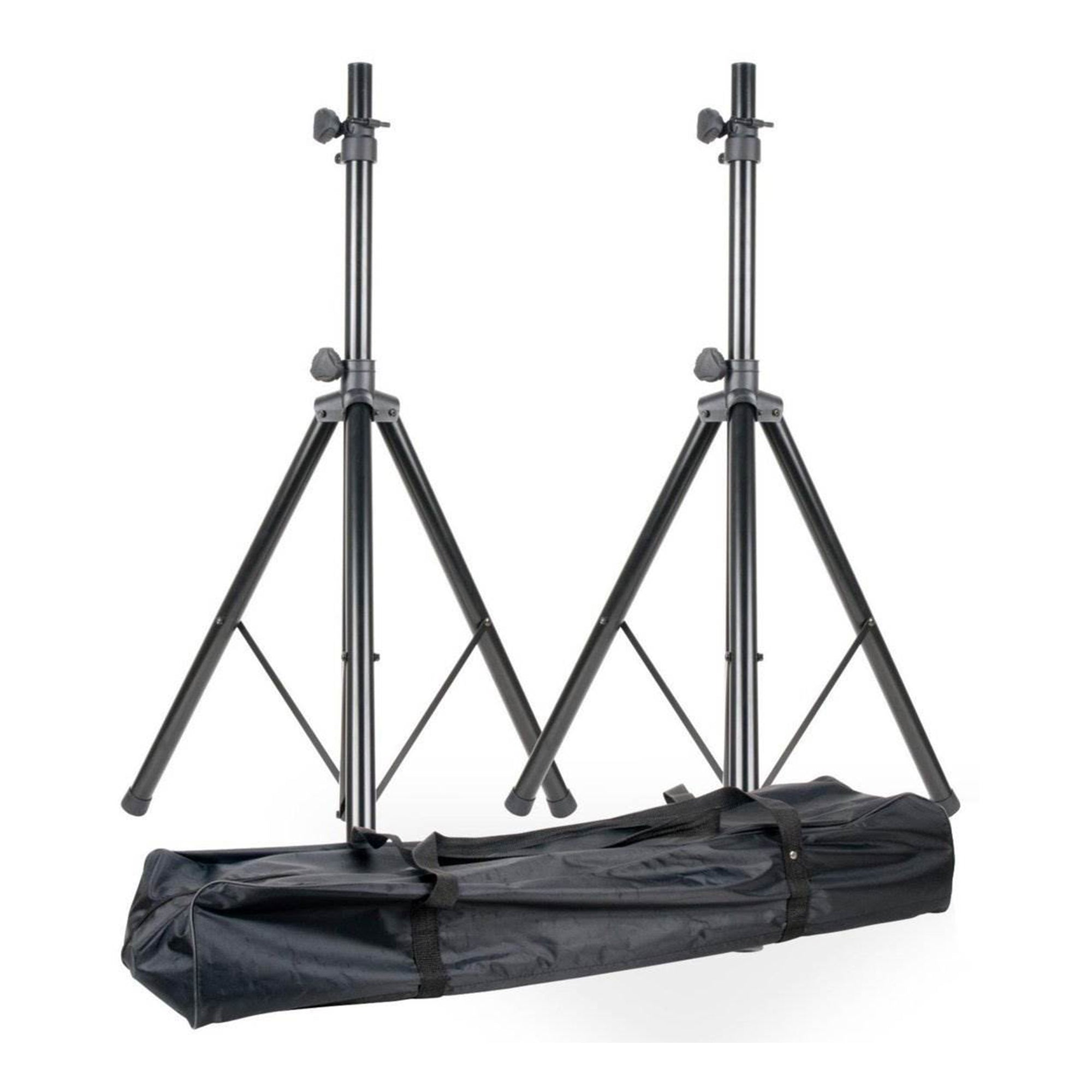 American DJ Universal ACCU Heavy Duty 6' Speaker Stands with Carry Bag (4 Pack)