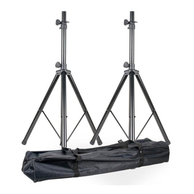 American DJ Universal ACCU Heavy Duty 6' Speaker Stands with Carry Bag (4 Pack)