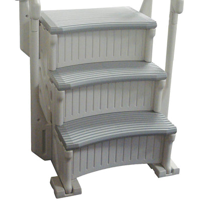 Confer CCXIG Gray Inground Swimming Pool Grand Entry Steps Stairs (2 Pack) - VMInnovations