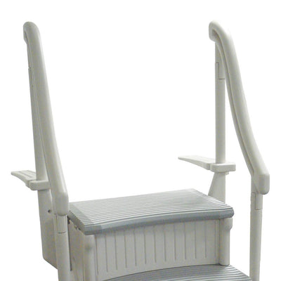 Confer CCXIG Gray Inground Swimming Pool Grand Entry Steps Stairs (2 Pack) - VMInnovations