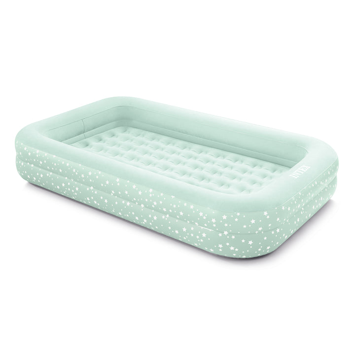 Intex Kidz Inflatable Frame Camping Air Mattress w/ Hand Pump (Open Box)(2 Pack)