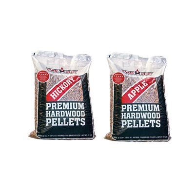 Camp Chef Smoker Grill Orchard Apple & Hickory Barbecue Hardwood Pellet (2 Pack)
