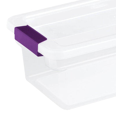 Sterilite 66 Quart Storage Totes, 6 Pack, and 6 Quart Storage Totes, 12 Pack - VMInnovations