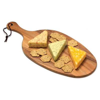 Lipper International 1125 Acacia Wood Paddle Board Serving Tray (Open Box)