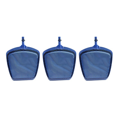 New Hydro Tools Professional Swimming Pool Spa Leaf Skimmer Mesh Net (3 Pack)