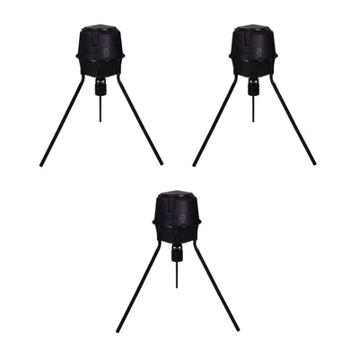 Moultrie 30 Gal 360° Programmable 200 lb Cap Tripod Deer Game Feeder (3 Pack)