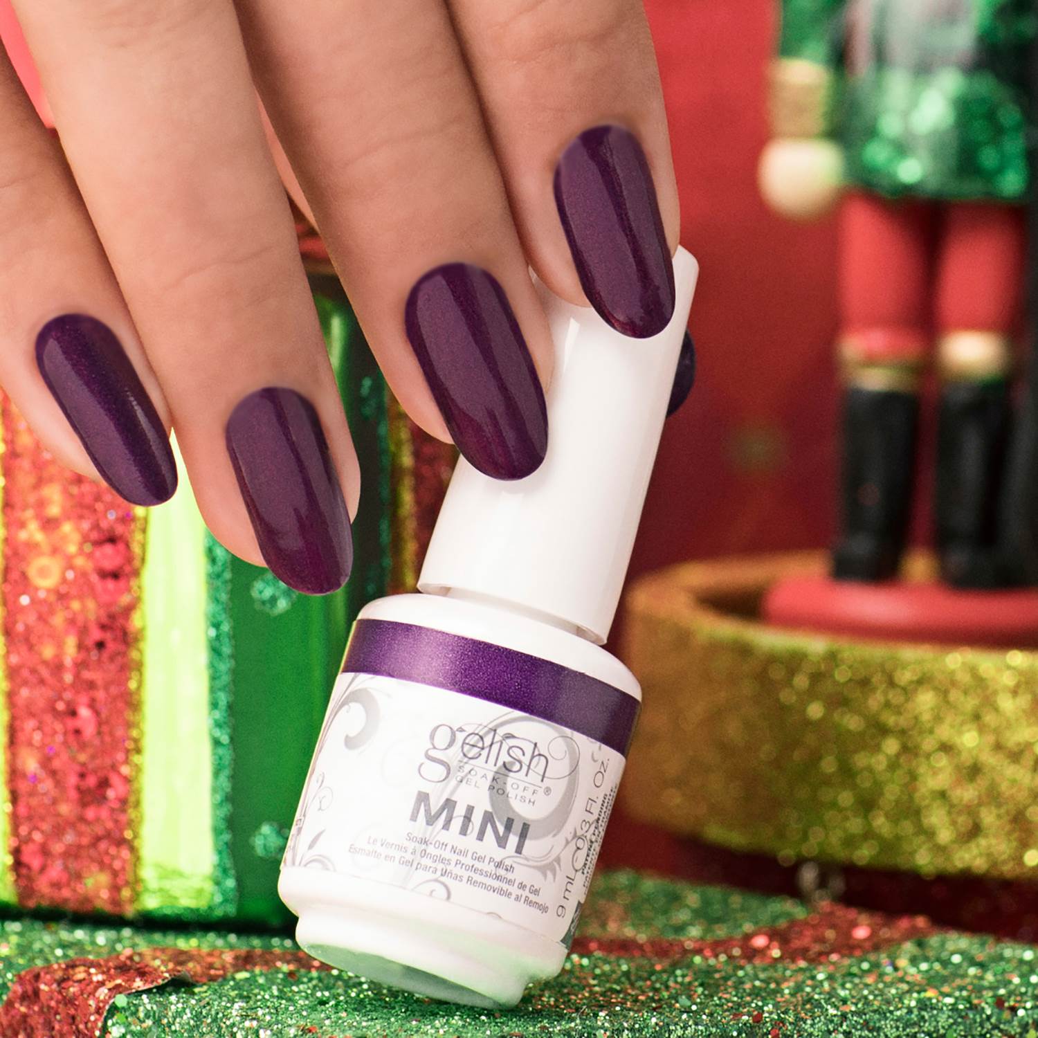 Gelish Mini Sassy Intergalactic Glam and Little Miss Nutcracker Gel Nail Polish