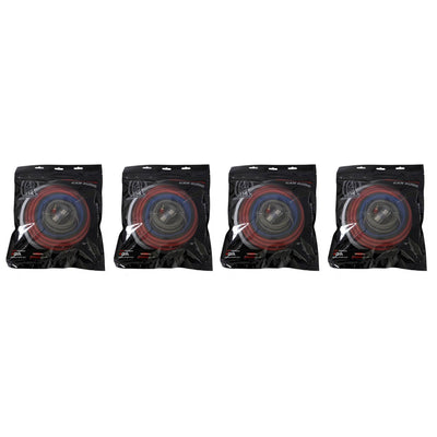 Bullz Audio 4 Gauge Car Amplifier Installation Power Wiring Kit BGE4RP (4 Pack)
