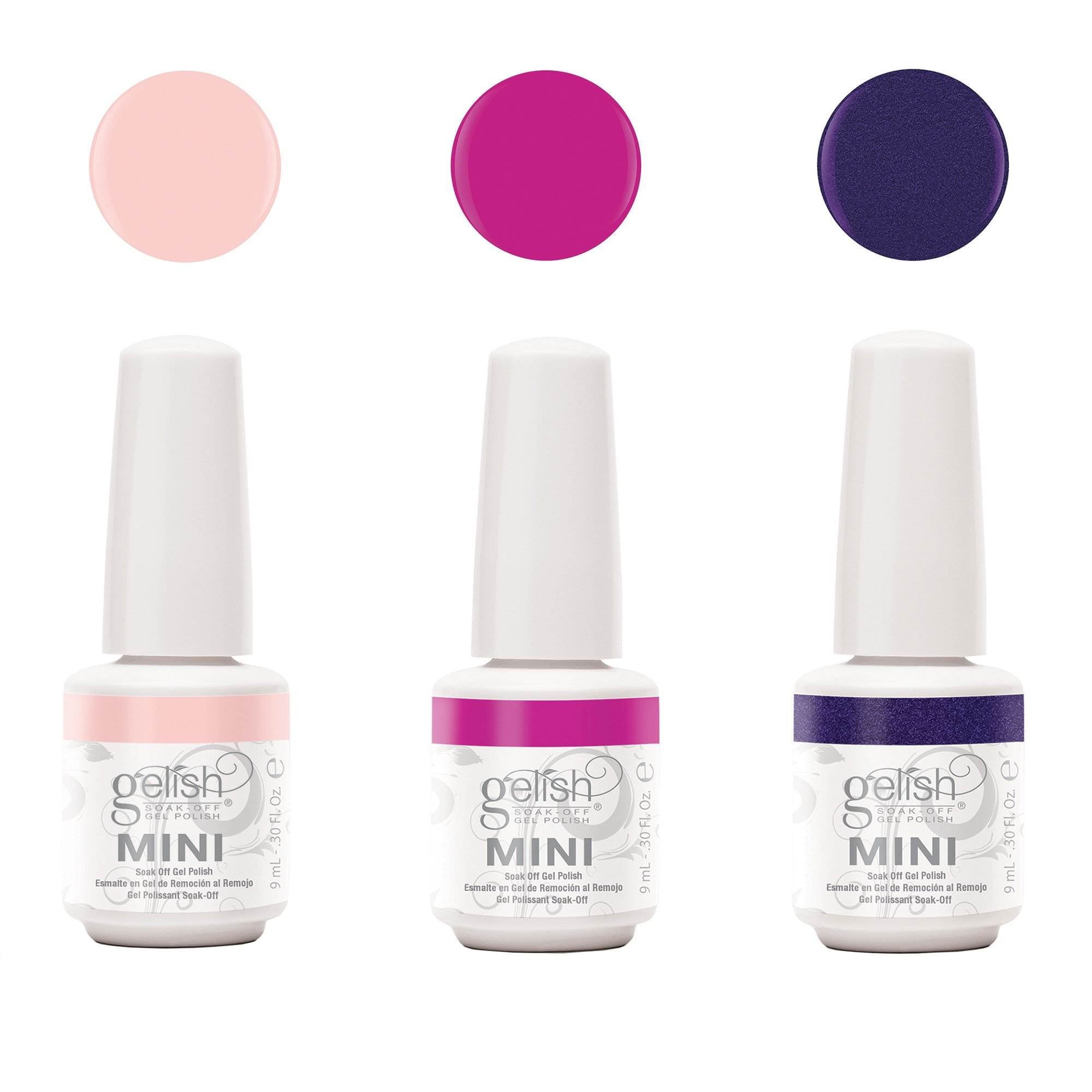 Gelish Basix Kit with Remover & Cleanser and Mini Selfie Collection Polish Set