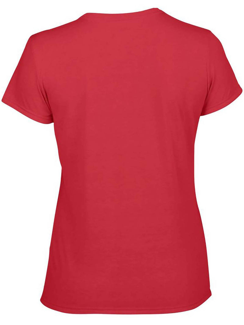 Gildan Missy Fit Womens XS Adult Performance Short Sleeve T-Shirt, Red (2 Pack)