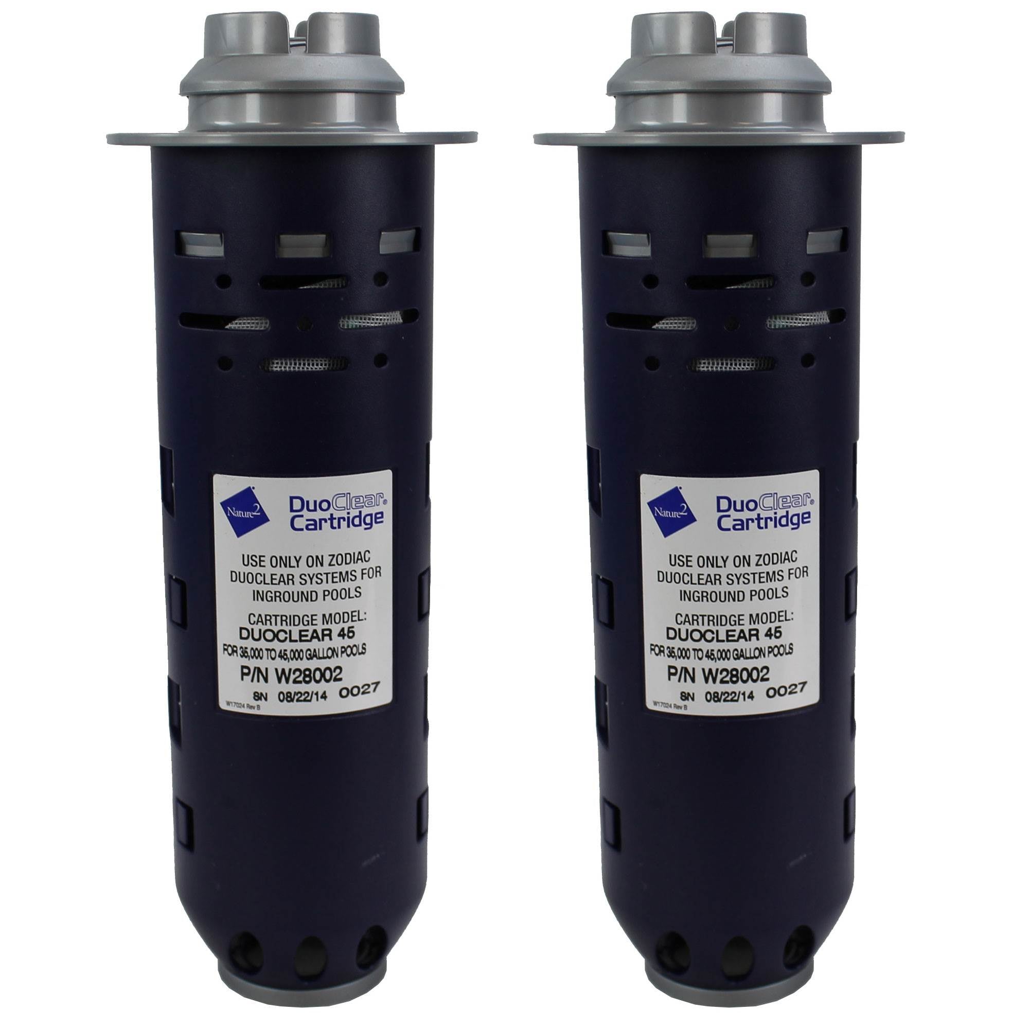 New Zodiac W28002 Nature 2 DuoClear 45K Mineral Replacement Cartridge (2 Pack) - VMInnovations
