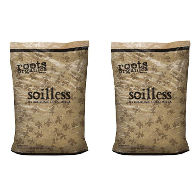 Roots Organics ROS Hydroponic Soilless Gardening Coco Fiber Media Mix, 1.5 cu ft - VMInnovations