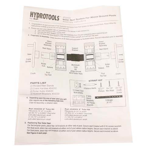 Swimline HydroTools Above Ground Pool Solar Blanket System with Straps (2 Pack)