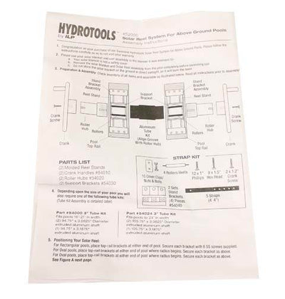 Swimline HydroTools Above Ground Pool Solar Blanket System with Straps (2 Pack) - VMInnovations