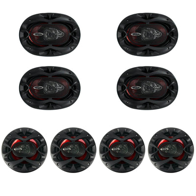 Boss CH6930 6x9" Car Speakers (4 Pack) & CH6530 6.5" Car Audio Speakers (4 Pack)