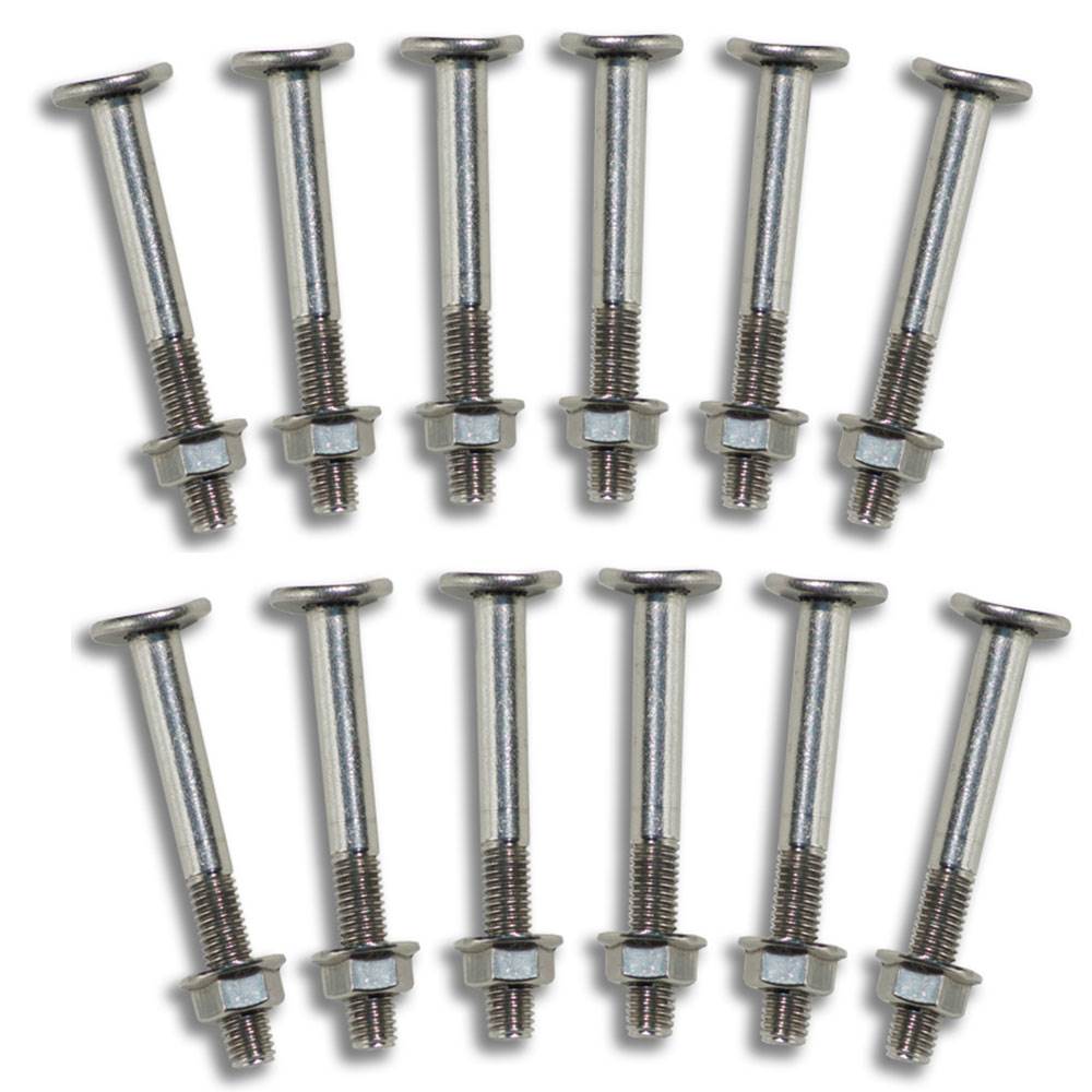 HydroTools Swimming Pool Replacement Ladder Stainless Steel Bolts Set (2 Pack)